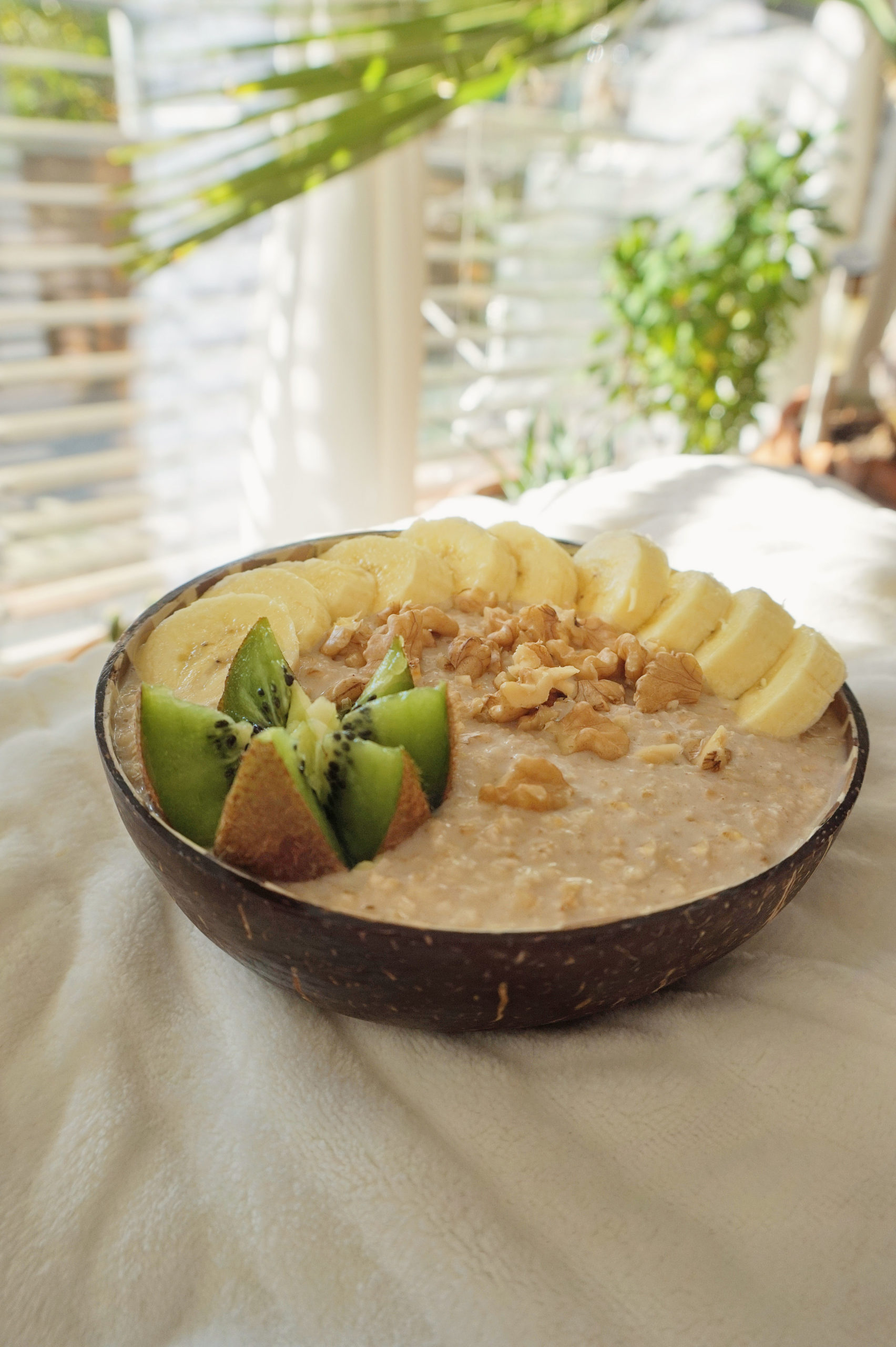 banana coconut oatmeal