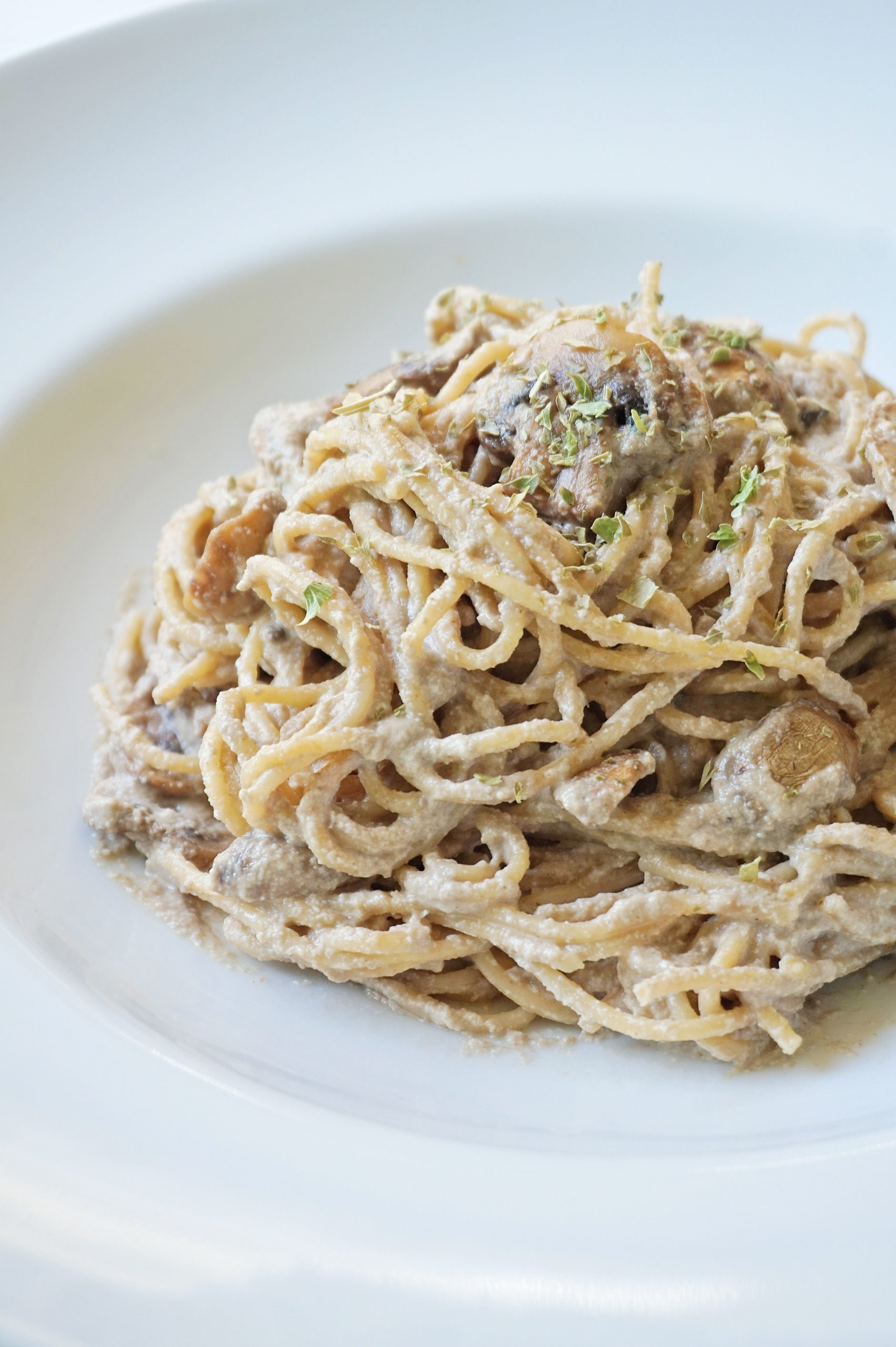 creamy mushroom pasta