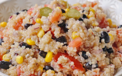 Quinoa Black Beans Corn Salad