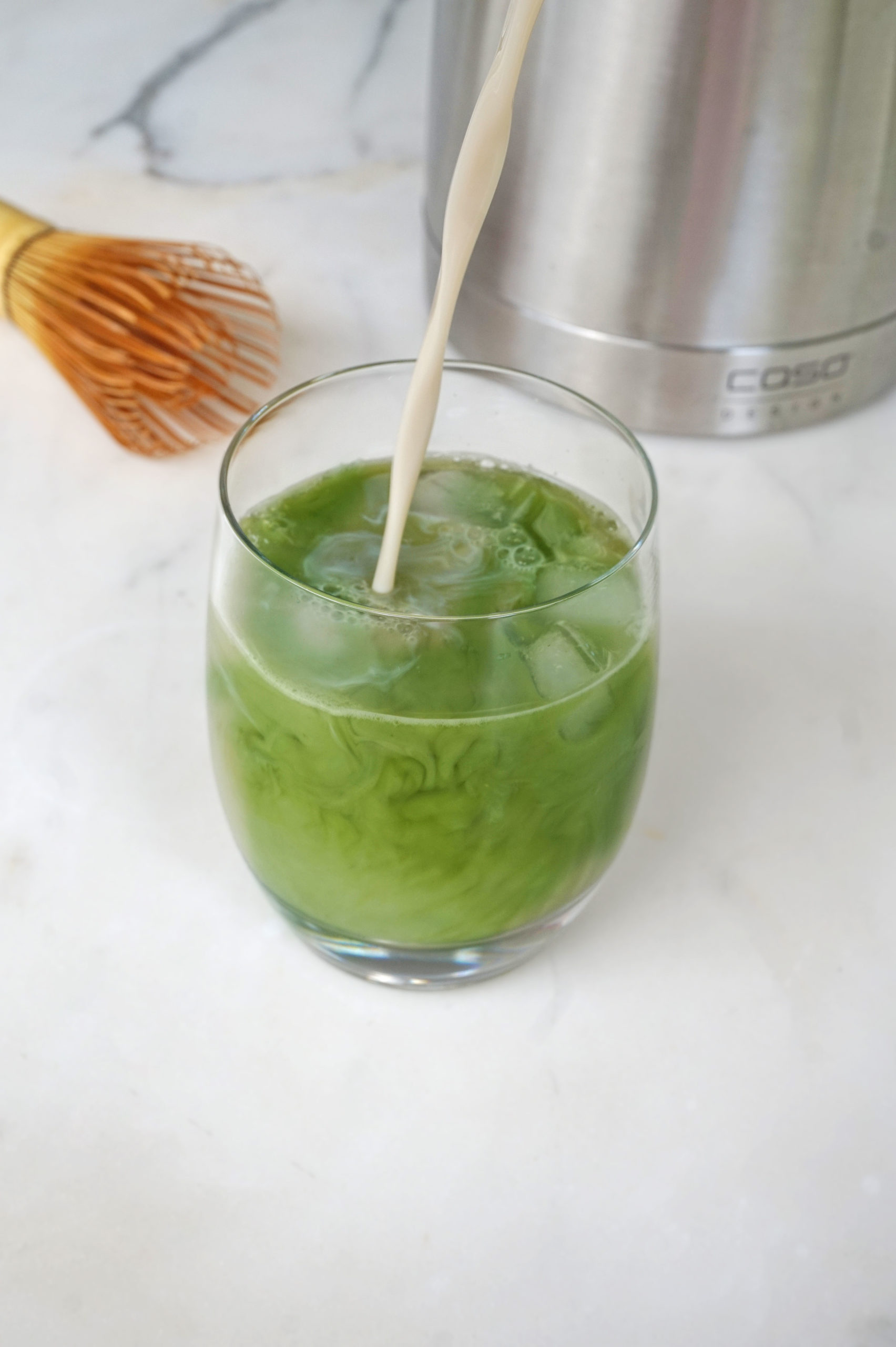 how to make matcha latte at home