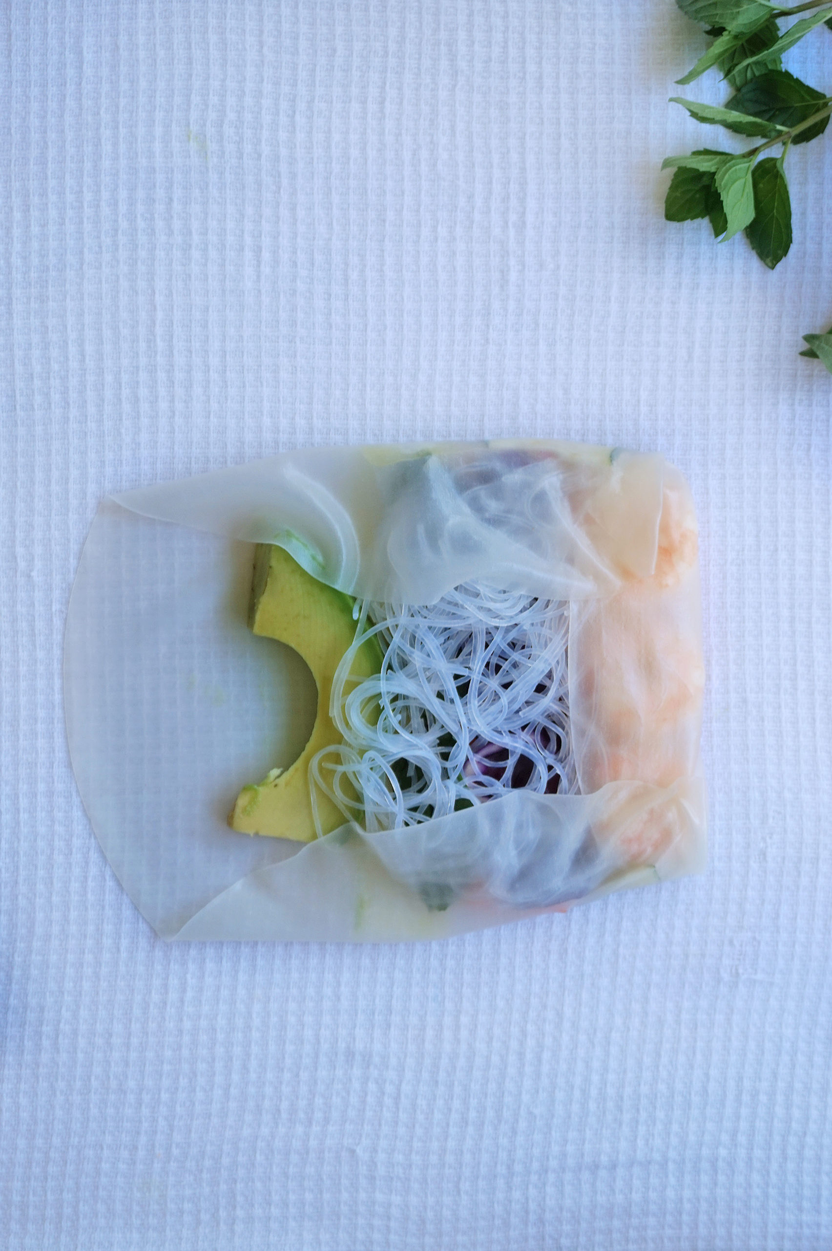 homemade shrimp summer rolls