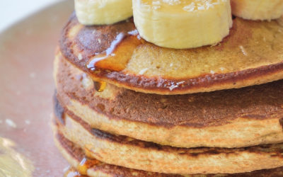 Healthy Oat Banana Pancakes