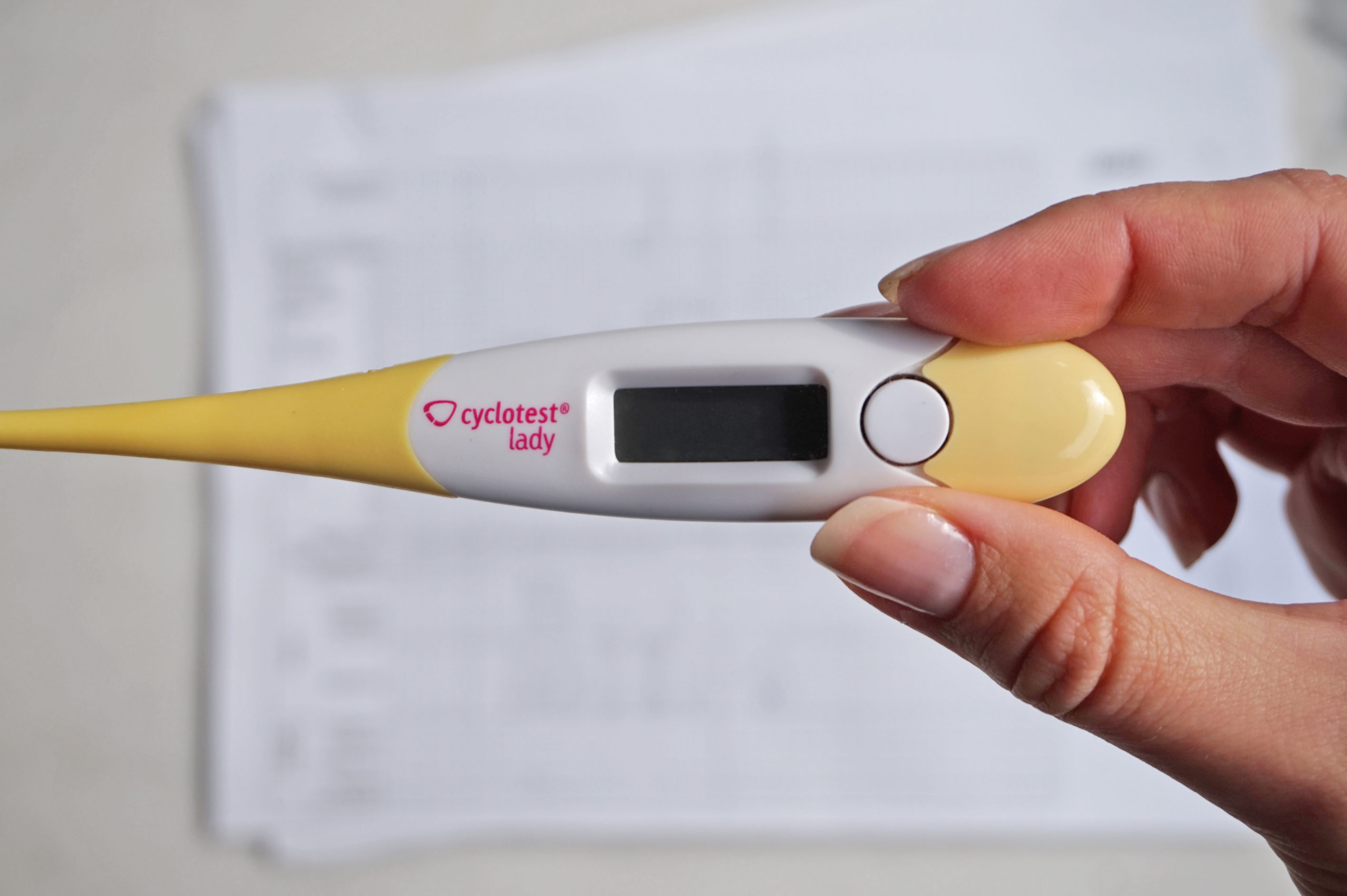basal thermometer for menstrual cycle